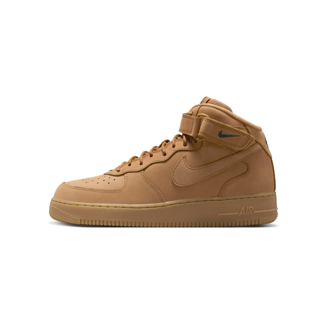 Nike Mens Air Force 1 Mid "Flax" Shoes Hover Image