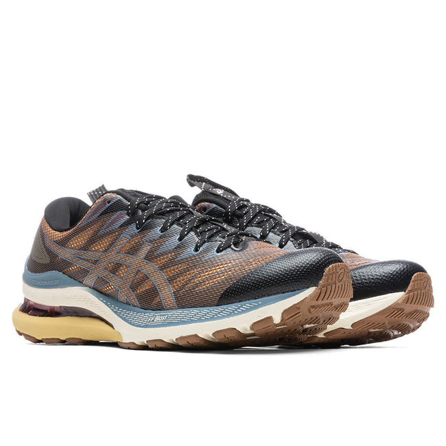 Women's FN3-S Gel-Kayano 28 - Anthracite/Antique Gold Main Image