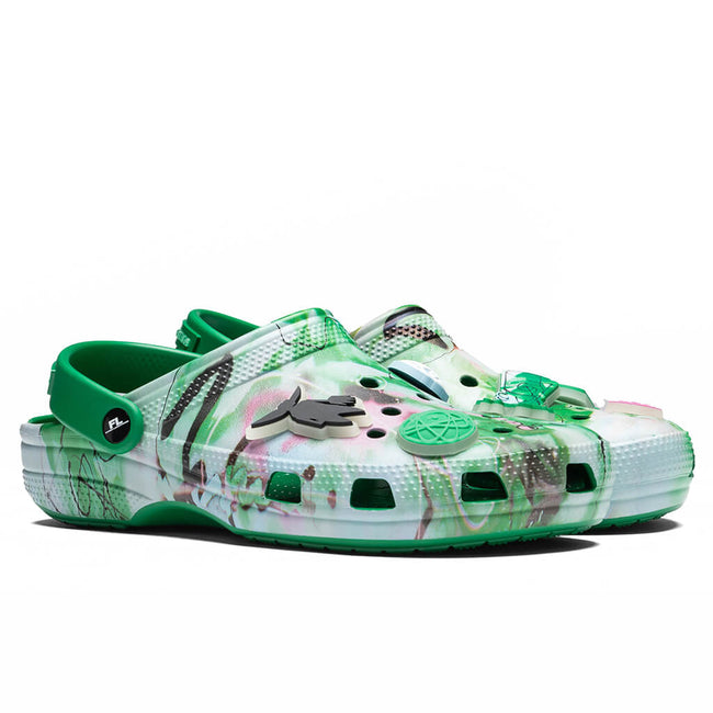 Crocs x The Futura Laboratories Classic Clog - Green Ivy Main Image