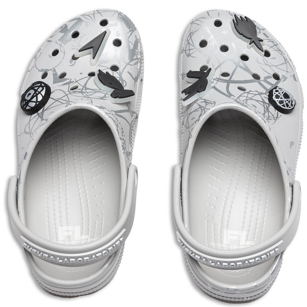 Crocs x The Futura Laboratories Classic Clog - Pearl White
