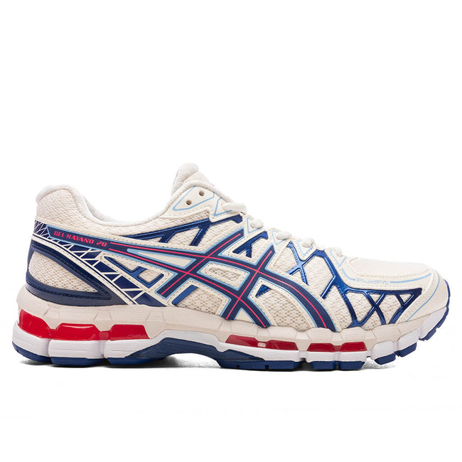 Gel-Kayano 20 - Cream/Deep Marine Hover Image
