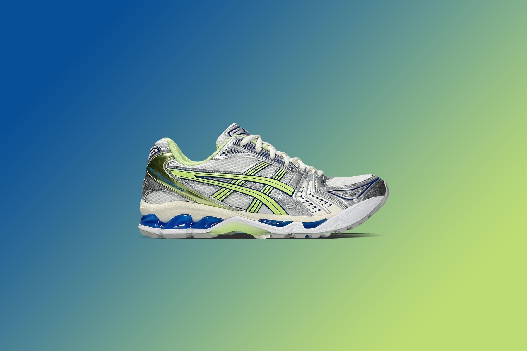 Gel-Kayano 14 - White/Lime Green