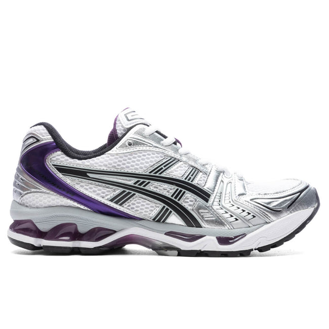 Women's Gel-Kayano 14 - White/Dark Grape Hover Image